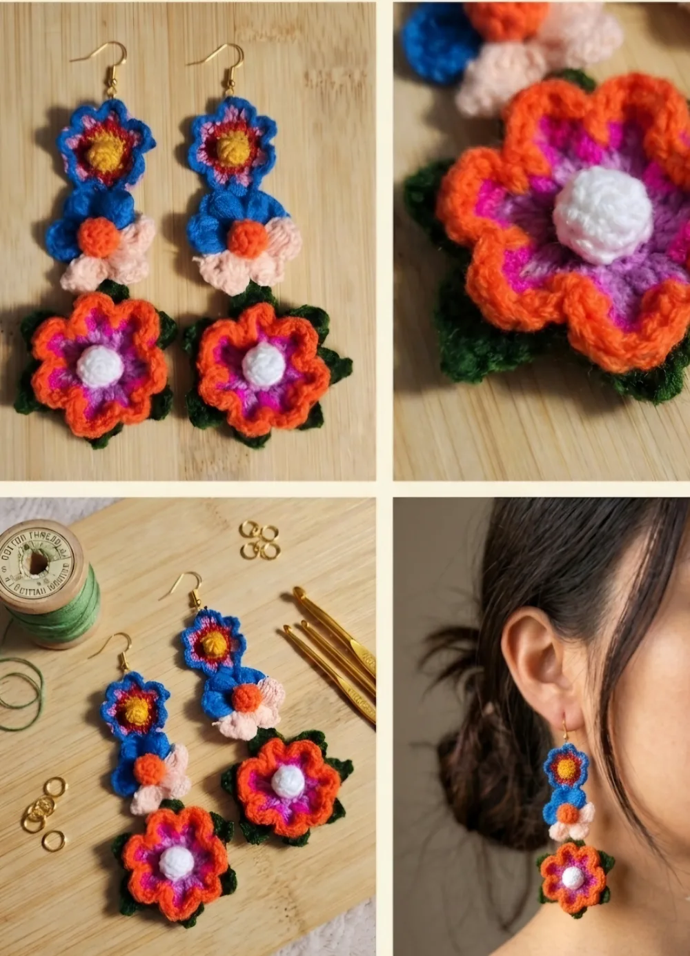 Long earrings